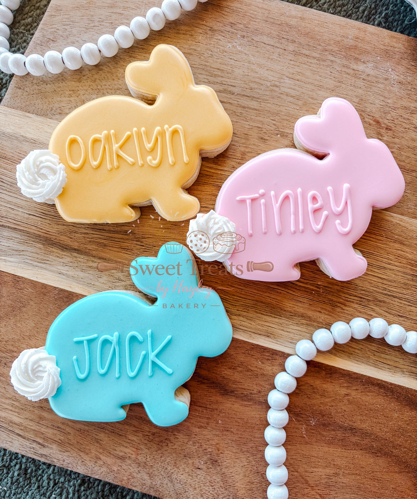 Personalized Colored Bunny