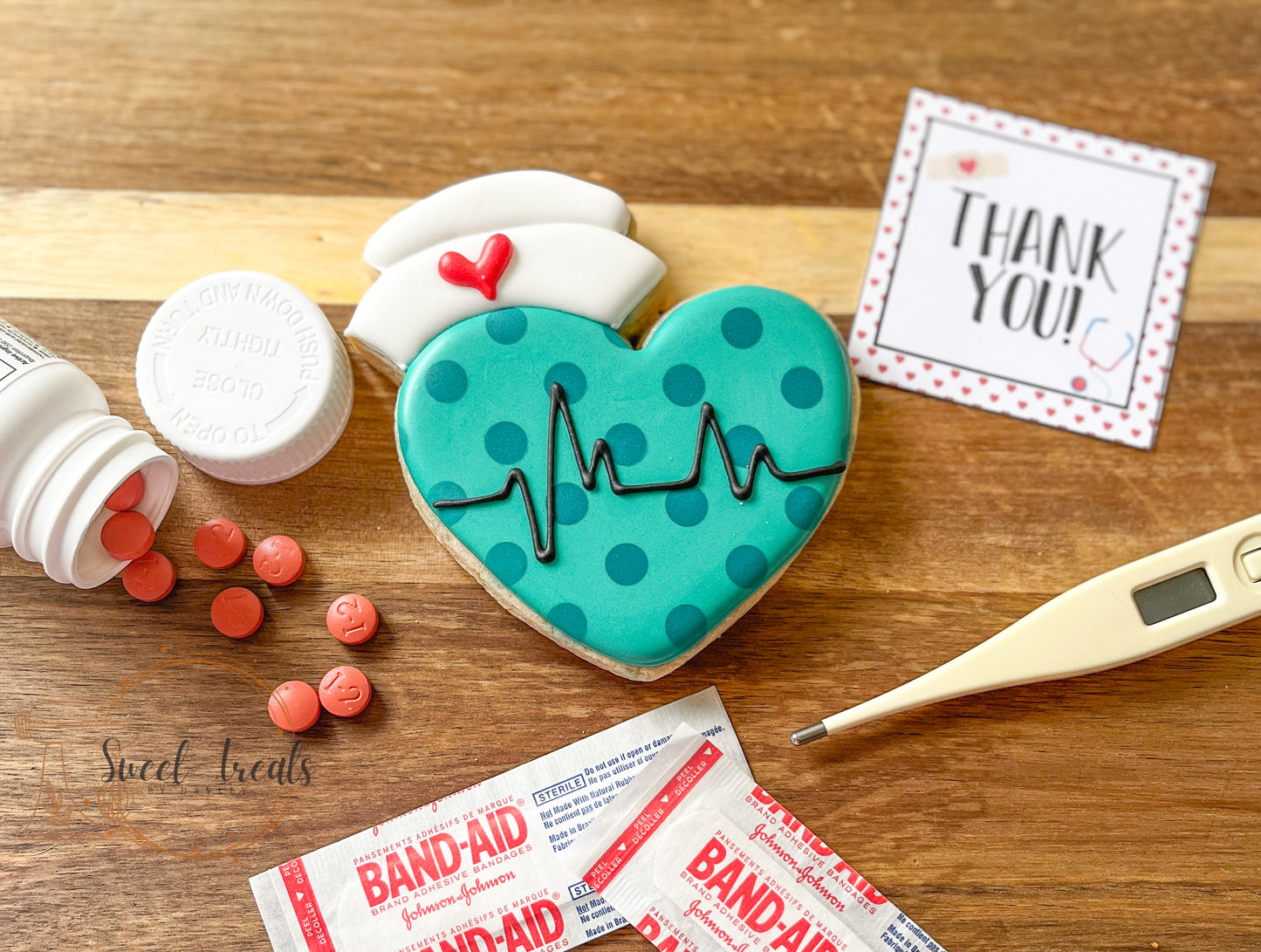 Nurse Heart Cookie