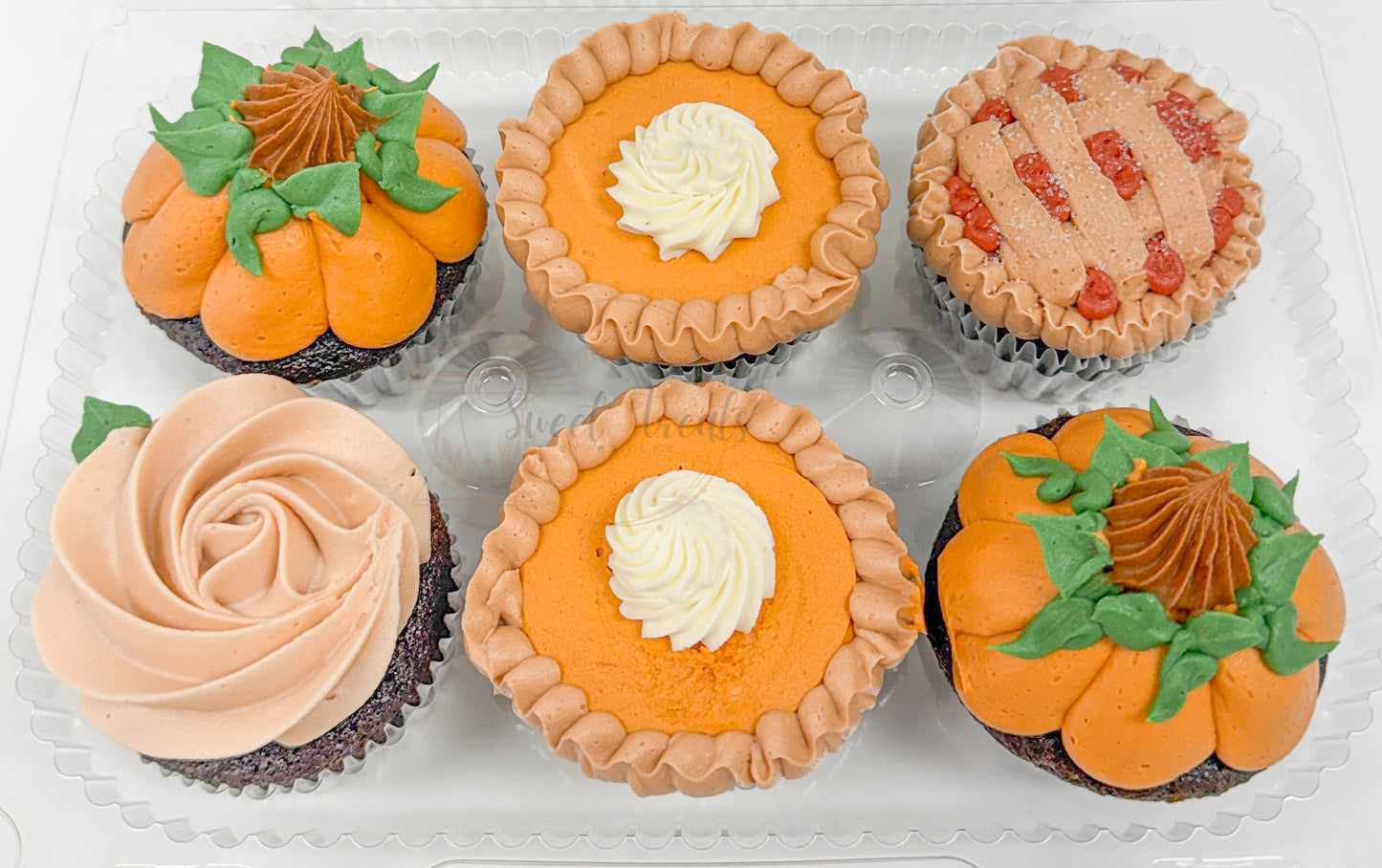 Thanksgiving theme cupcakes 6 ct