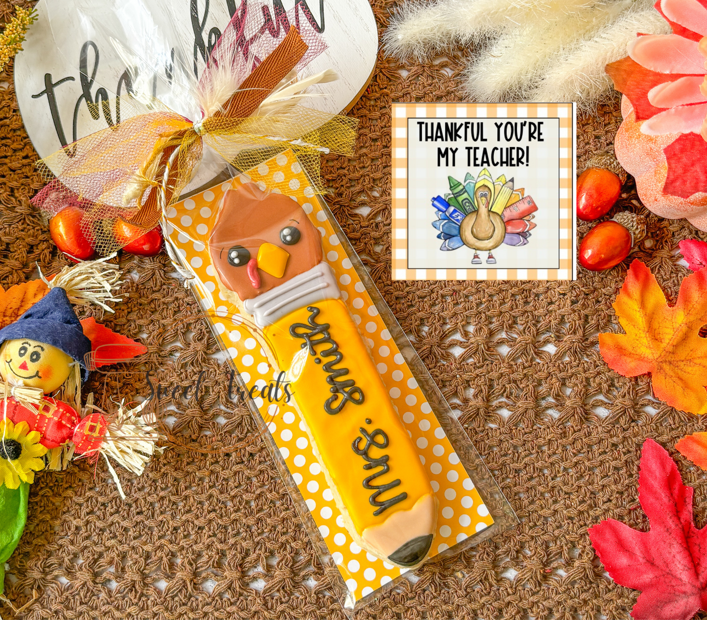 Personalized Turkey Pencil
