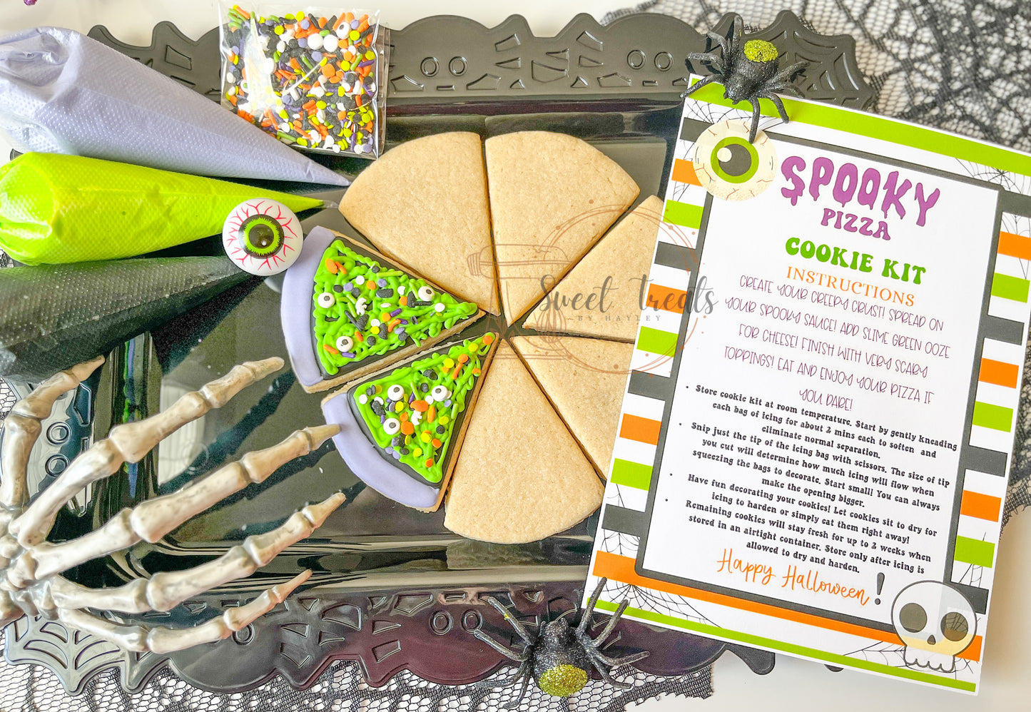 Spooky Pizza DIY kit