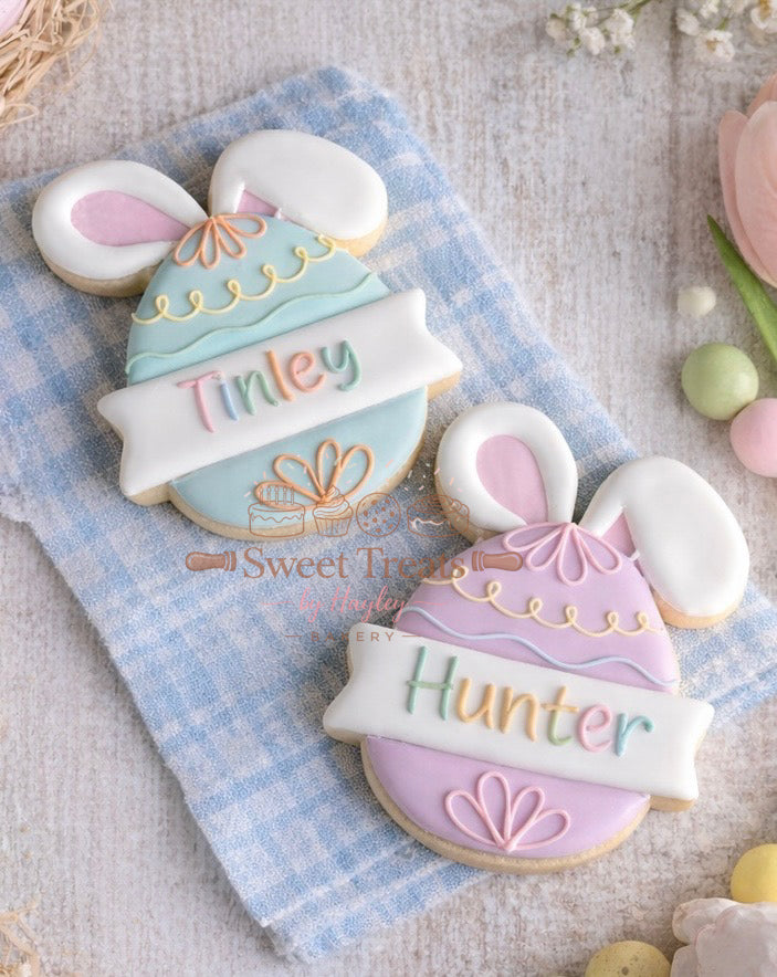 Personalized Bunny Egg