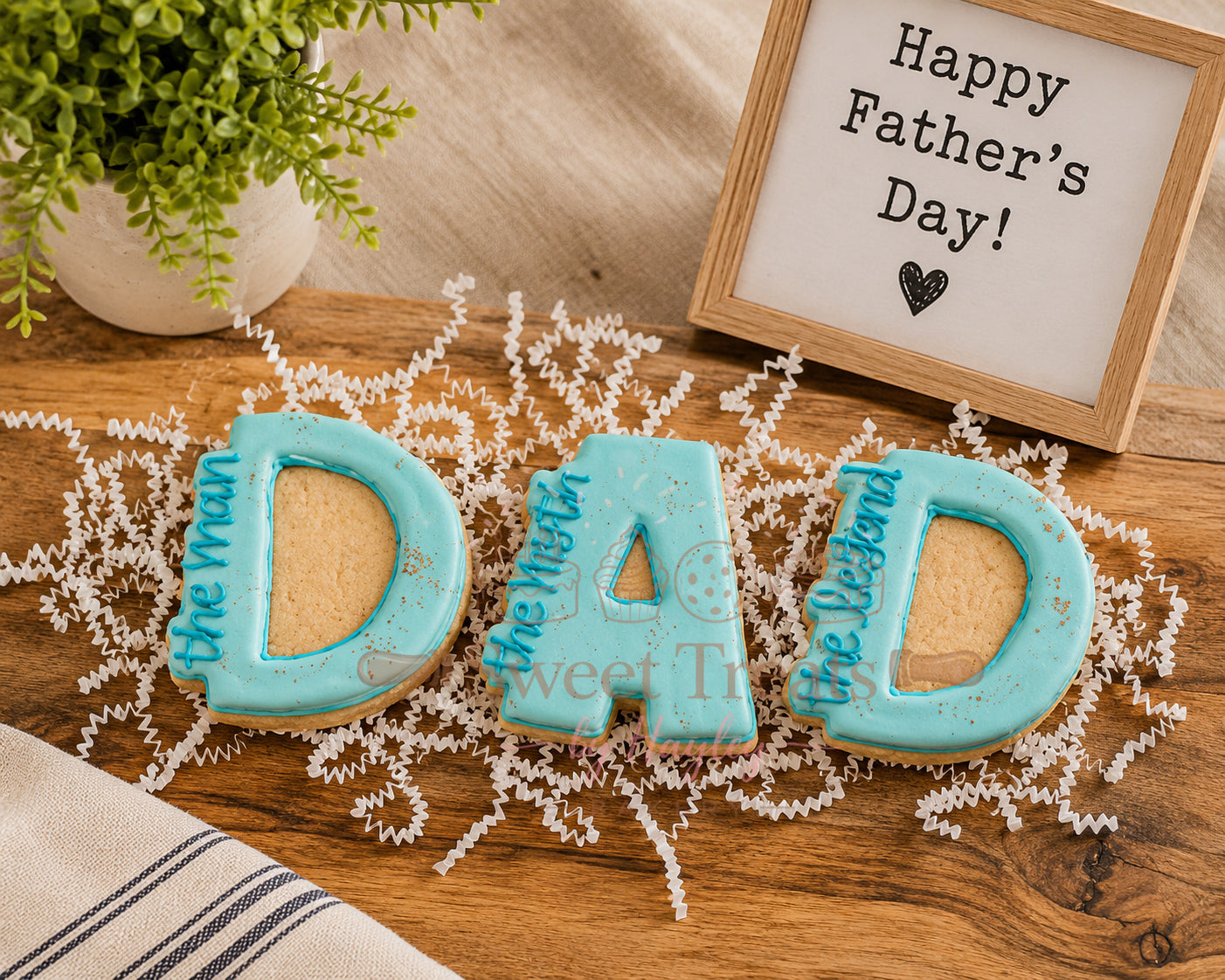 DAD 3 pc cookie set