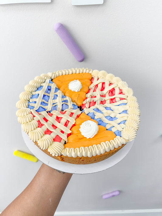 Pie Theme Cookie Cake