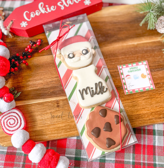 Santa Milk & Cookies Mini set