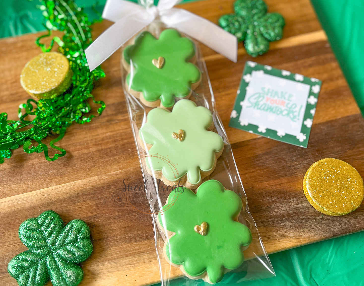 3 piece mini Shamrocks