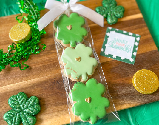 3 piece mini Shamrocks