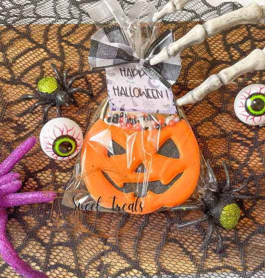 Jack-O-Lantern Single Cookie
