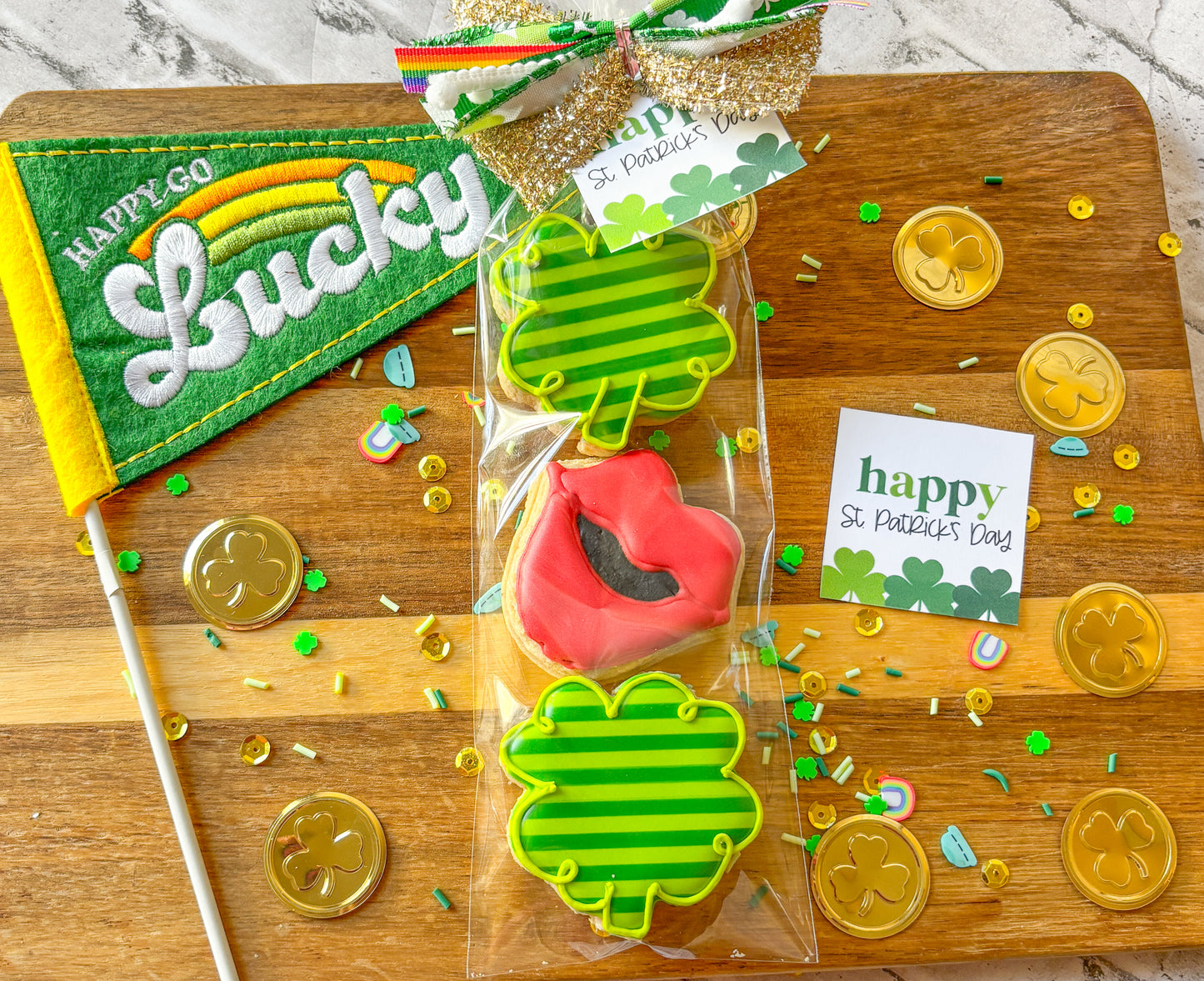 3 pack Shamrock & Lips mini