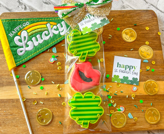 3 pack Shamrock & Lips mini