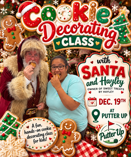 Cookie Class with Santa & Hayley