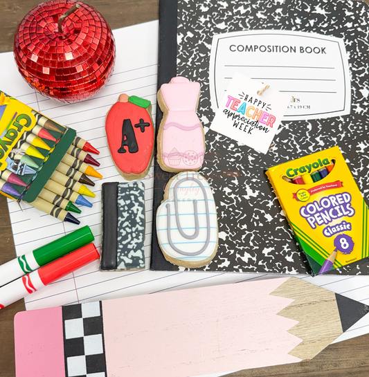 4pc school supply minis