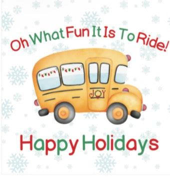 Christmas Bus Cookie