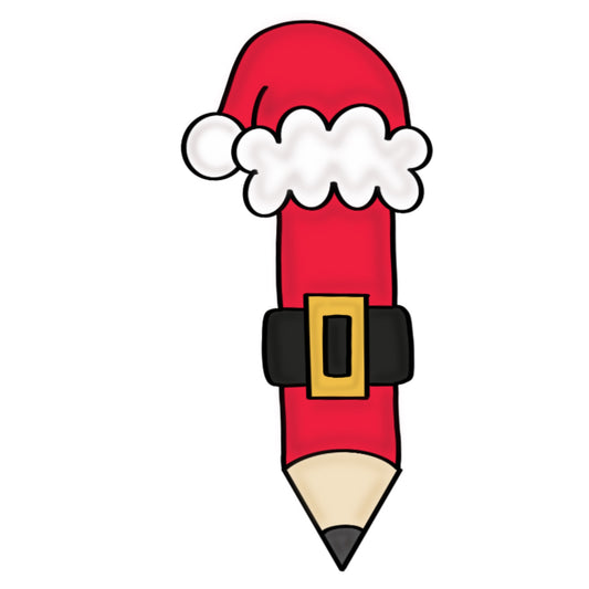 Santa Hat Pencil