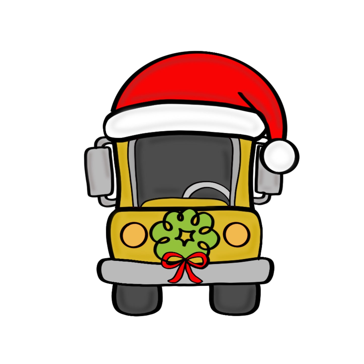 Christmas Bus Cookie