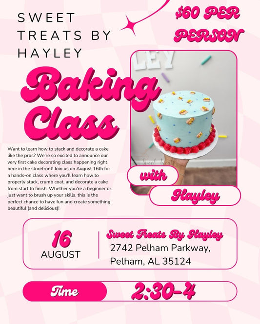 Hotdog Cake Class