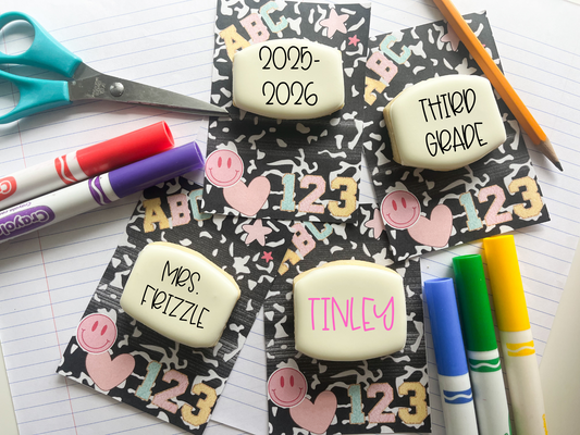 Notebook Cookie Card