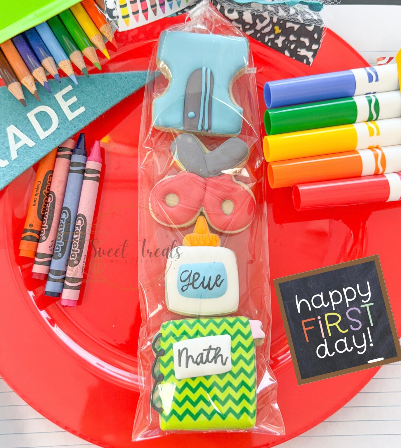 4pc School Supplies mini set