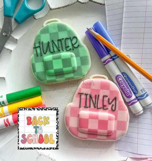 Personalized Backpack Single